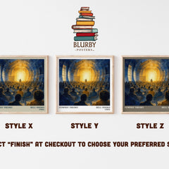 Feminist theory literary print in frame leaning in hallway – non fiction wall art