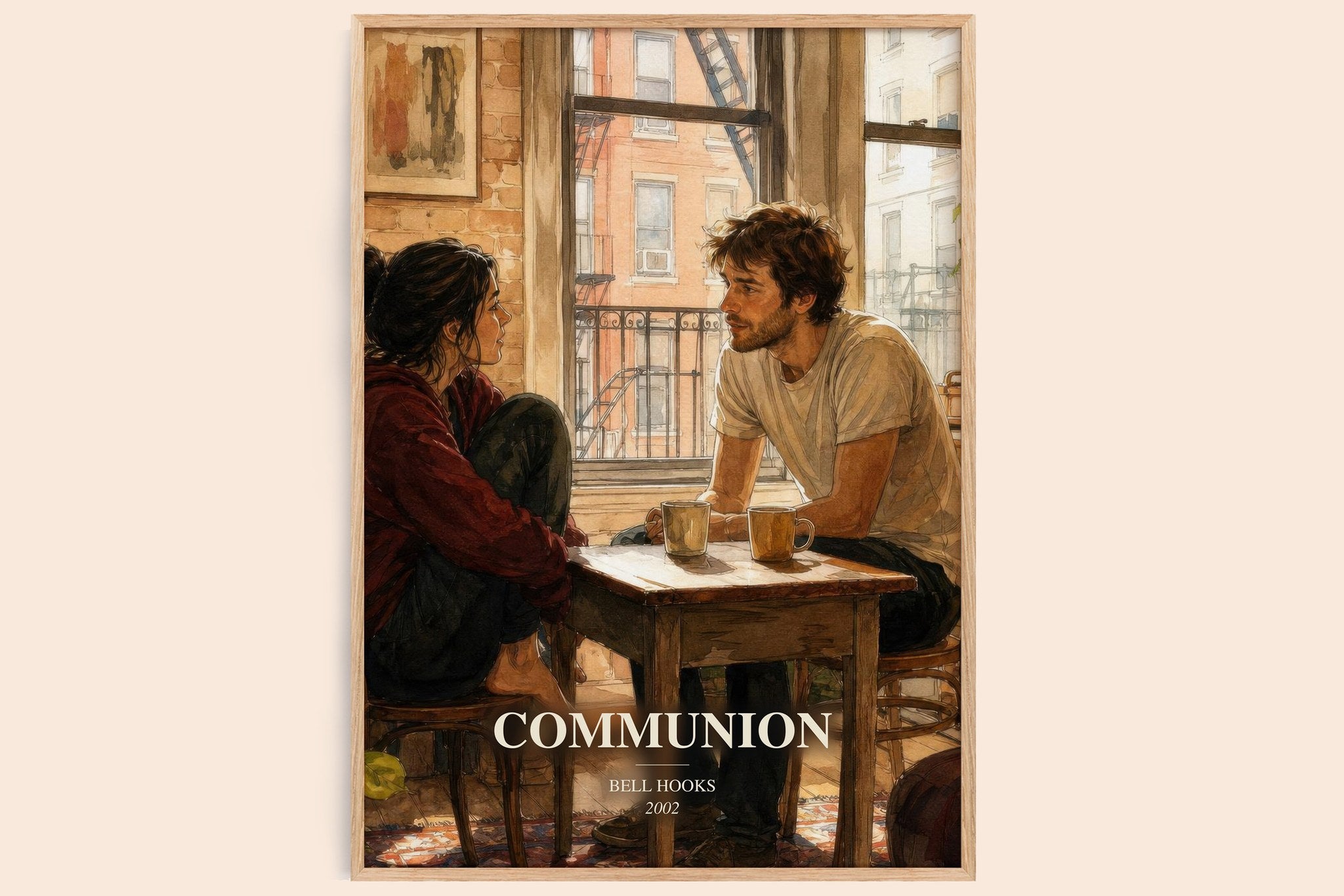 Communion Book Watercolour Illustration by Bell Hooks