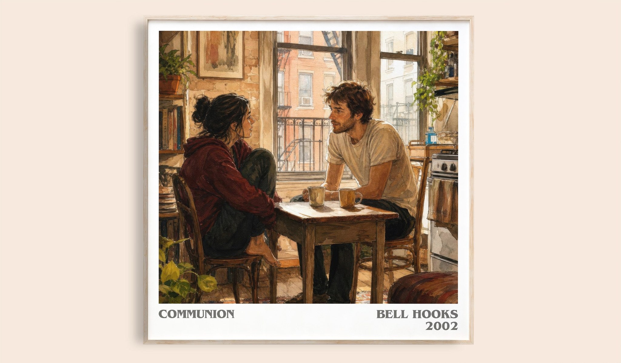 Communion Literary Art Print by Bell Hooks