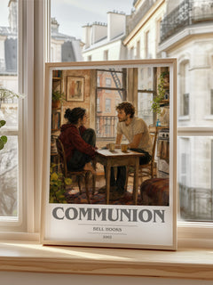 Communion book cover poster colour and style options – Bell Hooks book art