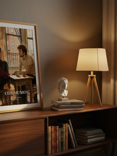 Communion watercolour print on bookshelf – Bell Hooks fan gift