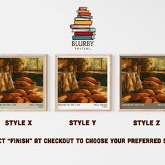 Sisters of the Yam literary print in frame leaning in hallway – non fiction wall art