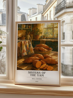 Sisters of the Yam book cover poster colour and style options – Bell Hooks book art