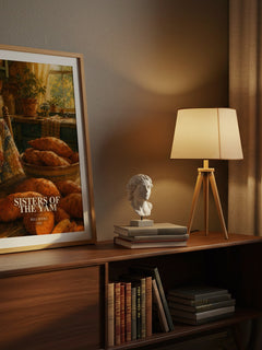 Sisters of the Yam watercolour print on bookshelf – Bell Hooks fan gift