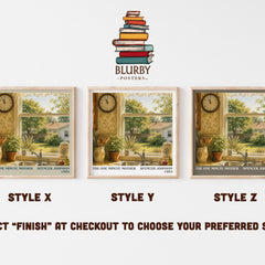 The one minute mother literary print in frame leaning in hallway – non fiction wall art