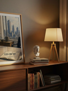 Yes or No watercolour print on bookshelf – Spencer Johnson fan gift