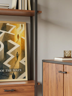 Out of the maze book watercolour illustration paper finish options – matte satin gloss