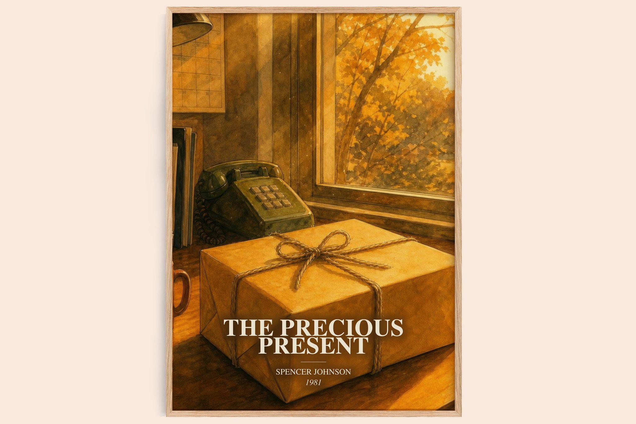 The precious present Book Watercolour Illustration by Spencer Johnson