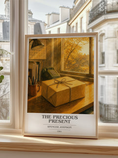 The precious present book cover poster colour and style options – Spencer Johnson book art