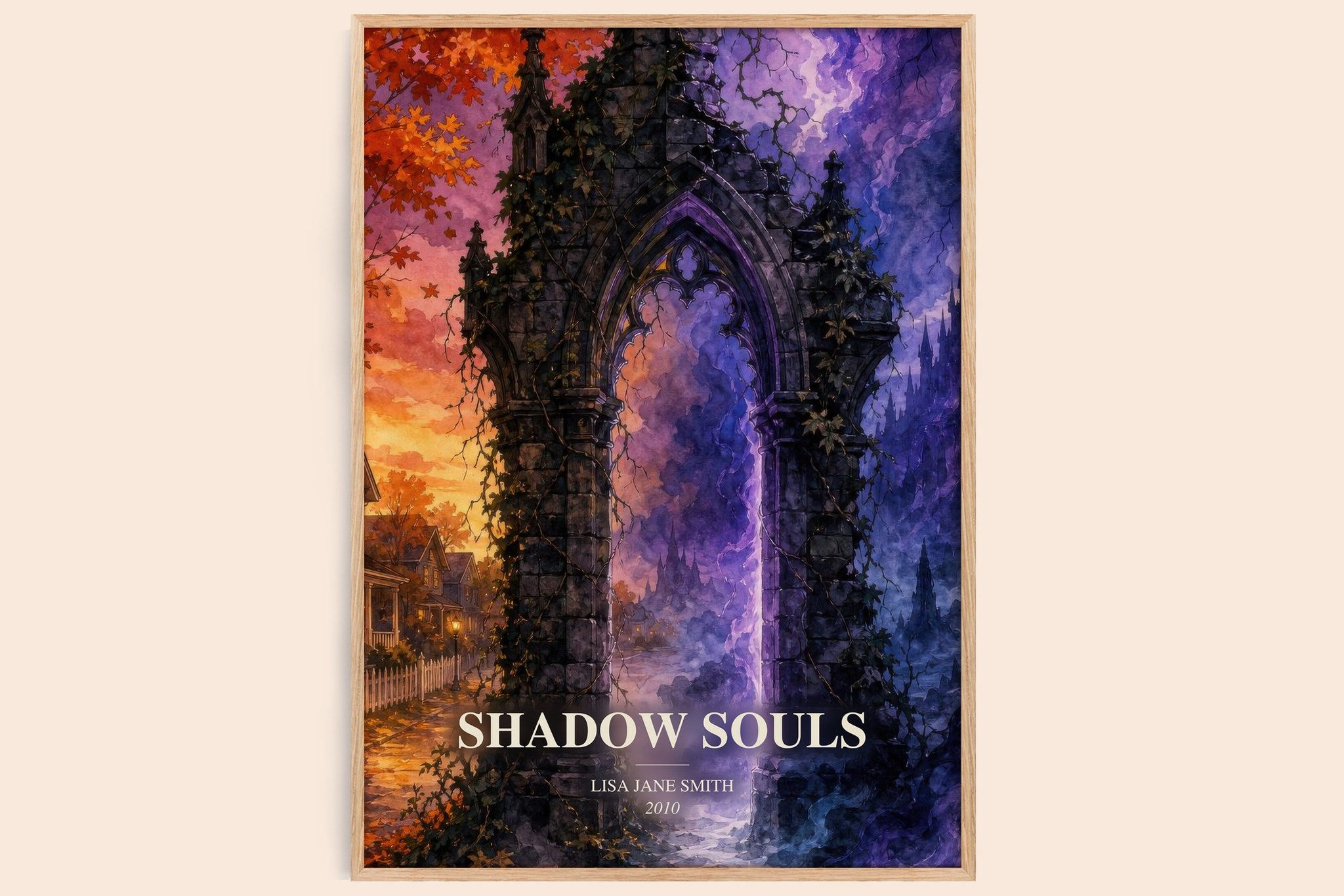 Shadow souls Book Watercolour Illustration by Lisa Jane Smith