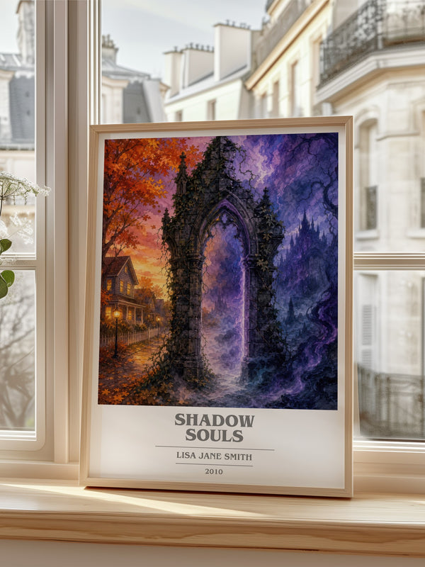 Shadow souls book cover poster colour and style options – Lisa Jane Smith book art