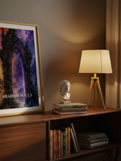 Shadow souls watercolour print on bookshelf – Lisa Jane Smith fan gift
