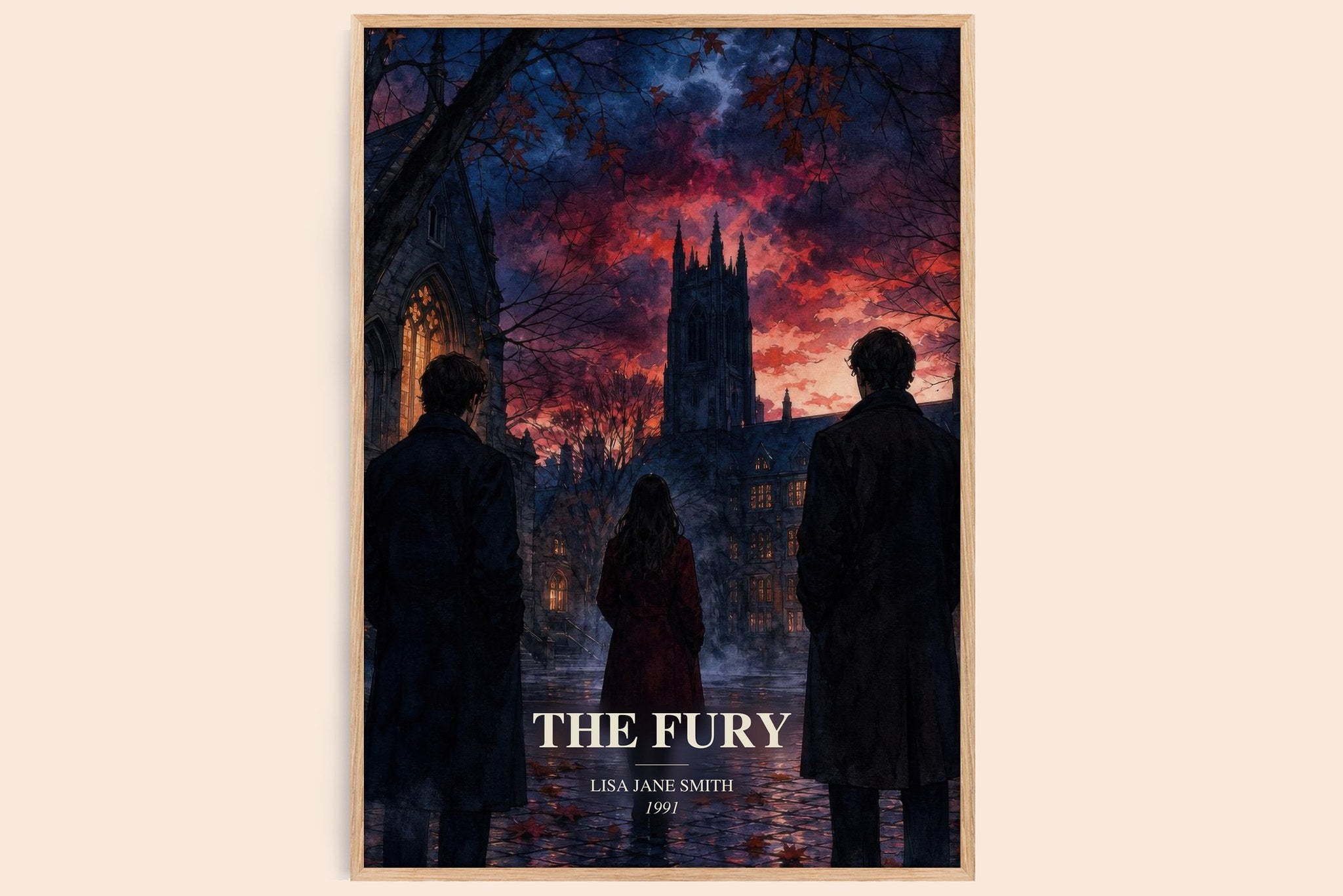 The Fury Book Watercolour Illustration by Lisa Jane Smith
