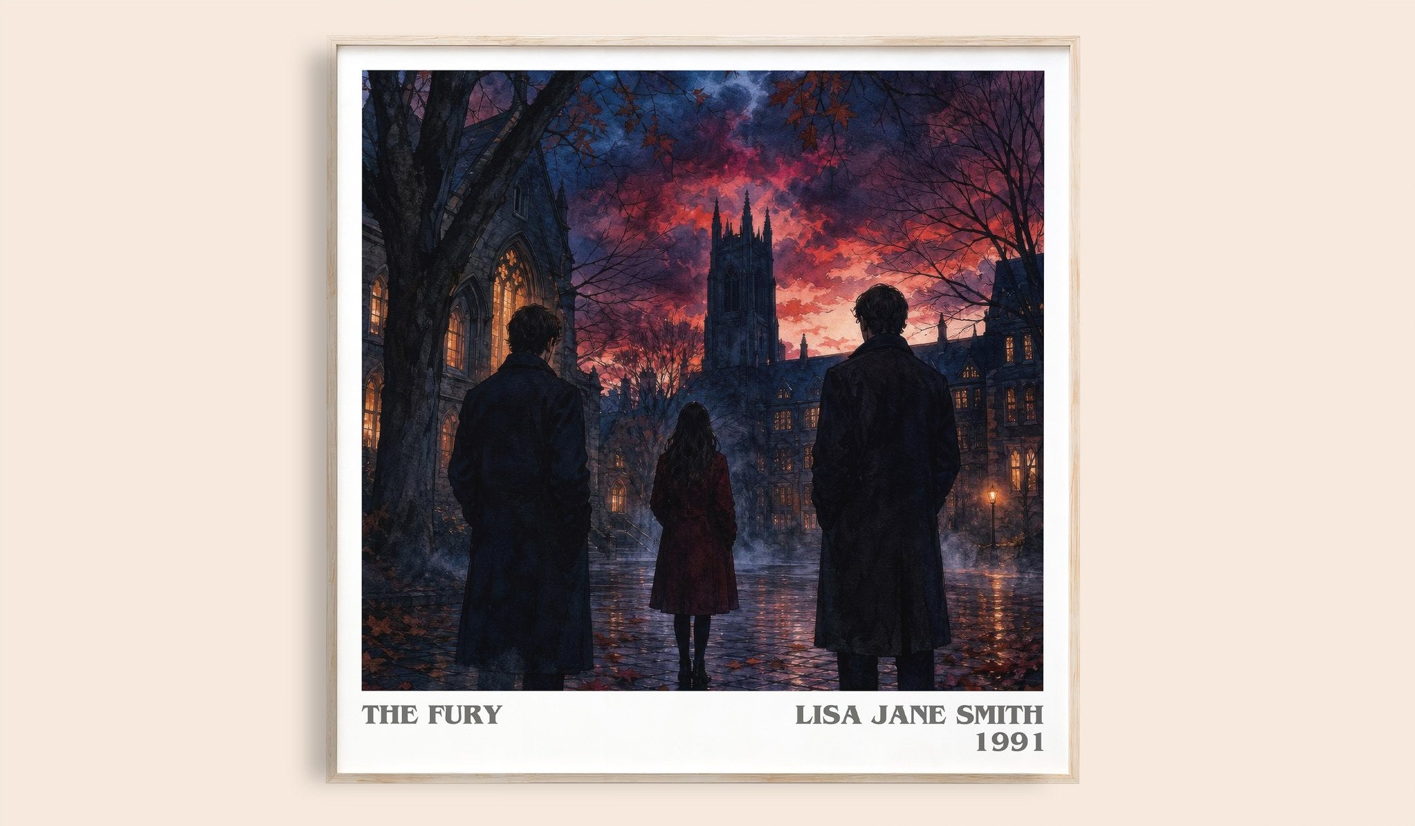 The Fury Literary Art Print by Lisa Jane Smith