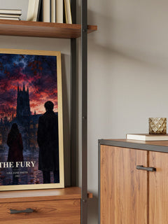 The Fury book watercolour illustration paper finish options – matte satin gloss