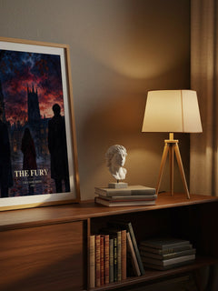 The Fury watercolour print on bookshelf – Lisa Jane Smith fan gift