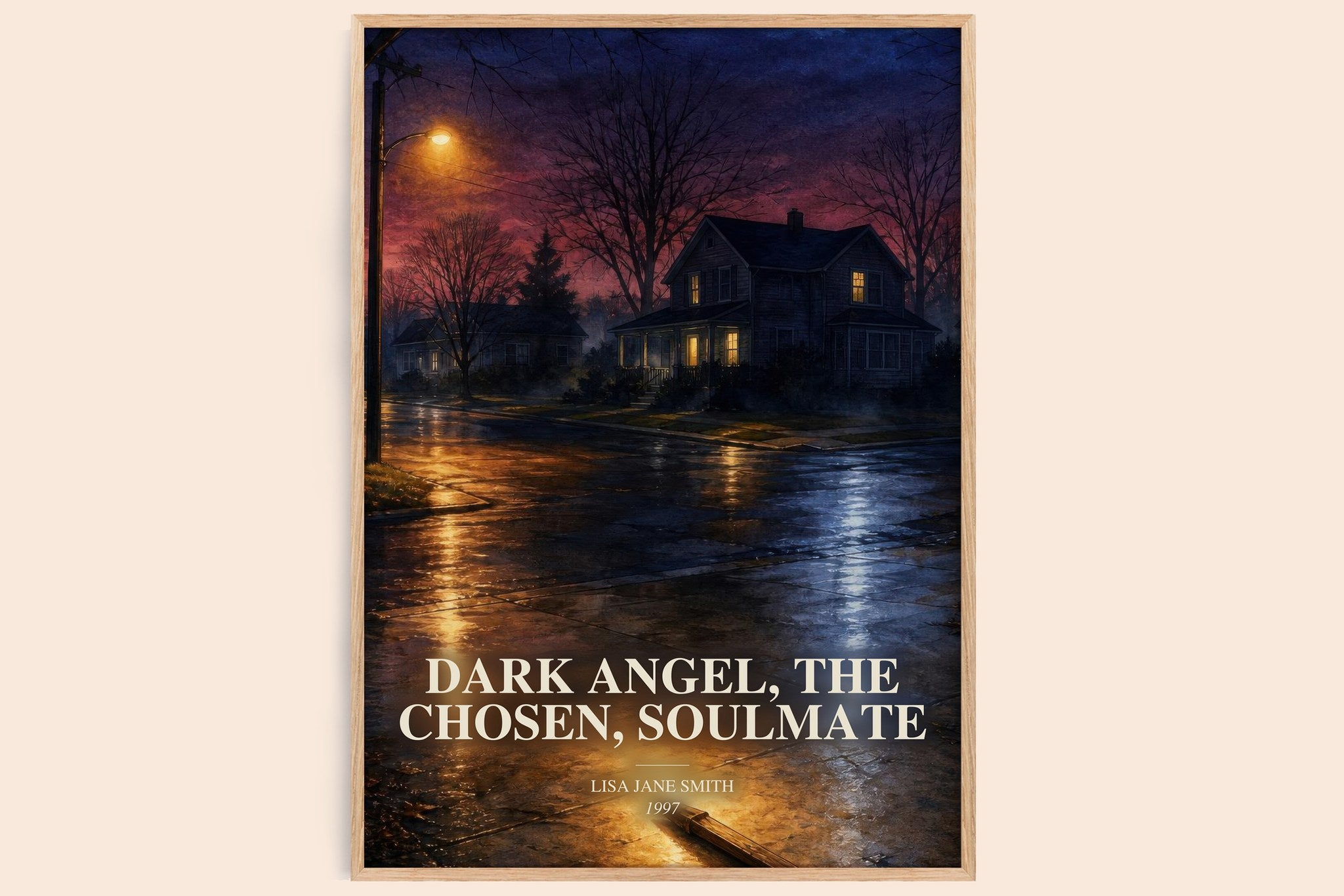 Dark Angel, The Chosen, Soulmate Book Watercolour Illustration by Lisa Jane Smith