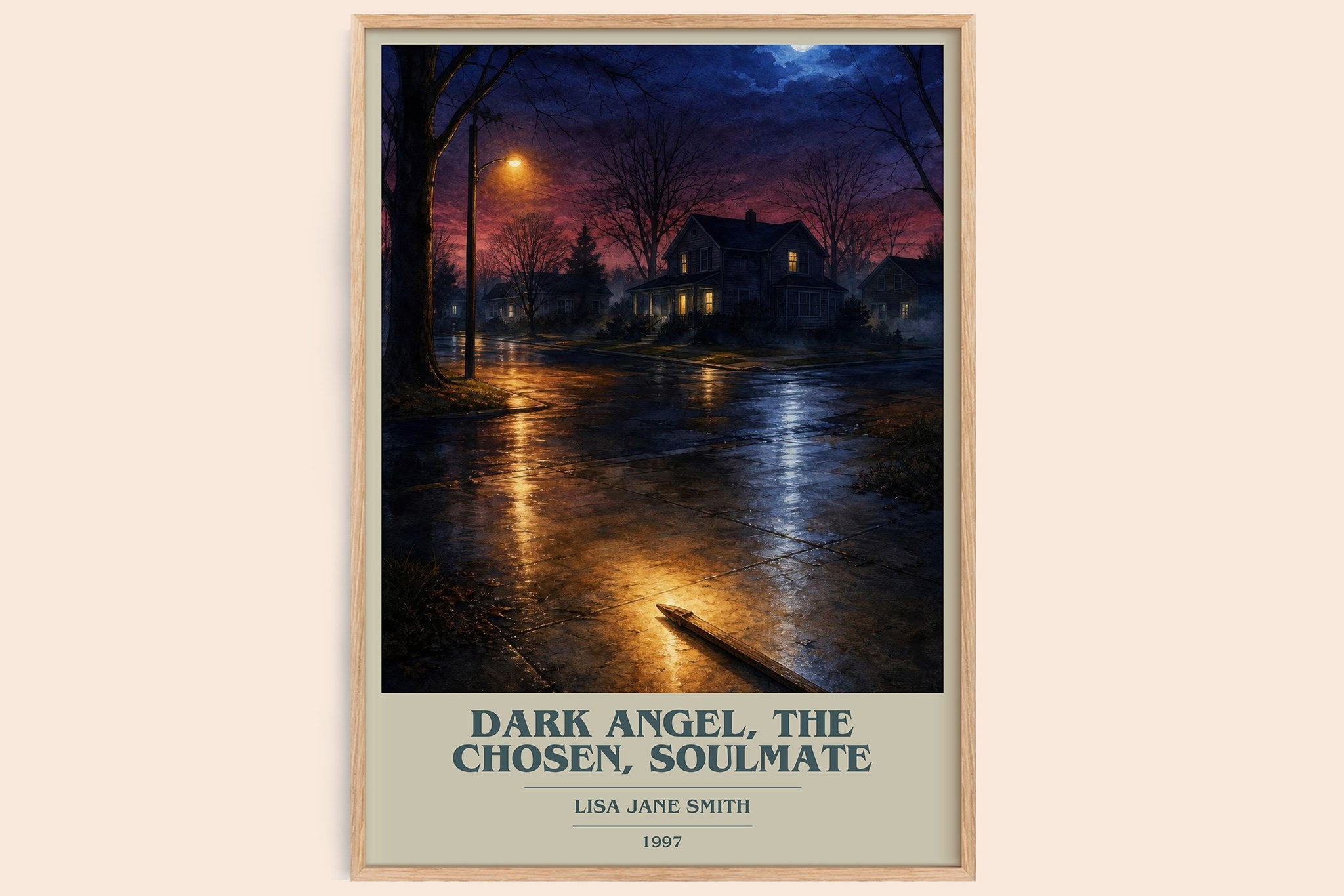 Dark Angel, The Chosen, Soulmate Book Cover Poster by Lisa Jane Smith