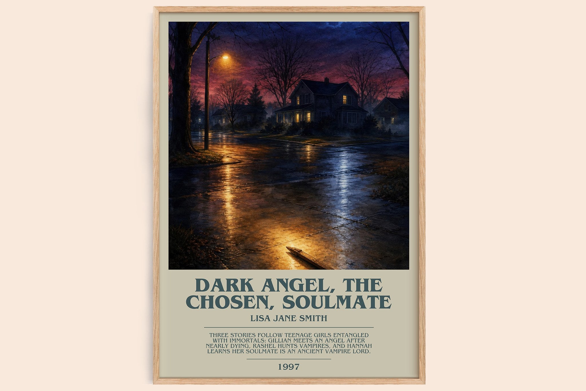 Dark Angel, The Chosen, Soulmate Bookish Wall Art by Lisa Jane Smith