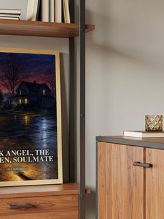Dark Angel, The Chosen, Soulmate book watercolour illustration paper finish options – matte satin gloss