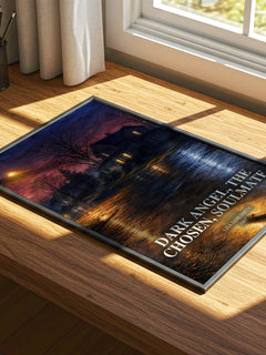 Dark Angel, The Chosen, Soulmate watercolour book poster framed on wall – young adult wall art