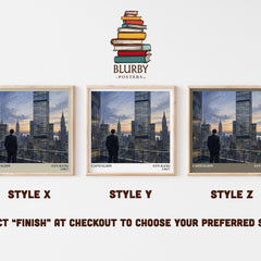 Capitalism literary print in frame leaning in hallway – philosophy wall art