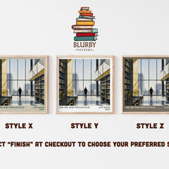 For the New Intellectual literary print in frame leaning in hallway – philosophy wall art
