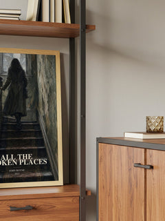 All the Broken Places book watercolour illustration paper finish options – matte satin gloss