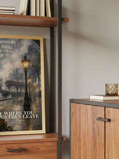 Stay Where You are and Then Leave book watercolour illustration paper finish options – matte satin gloss