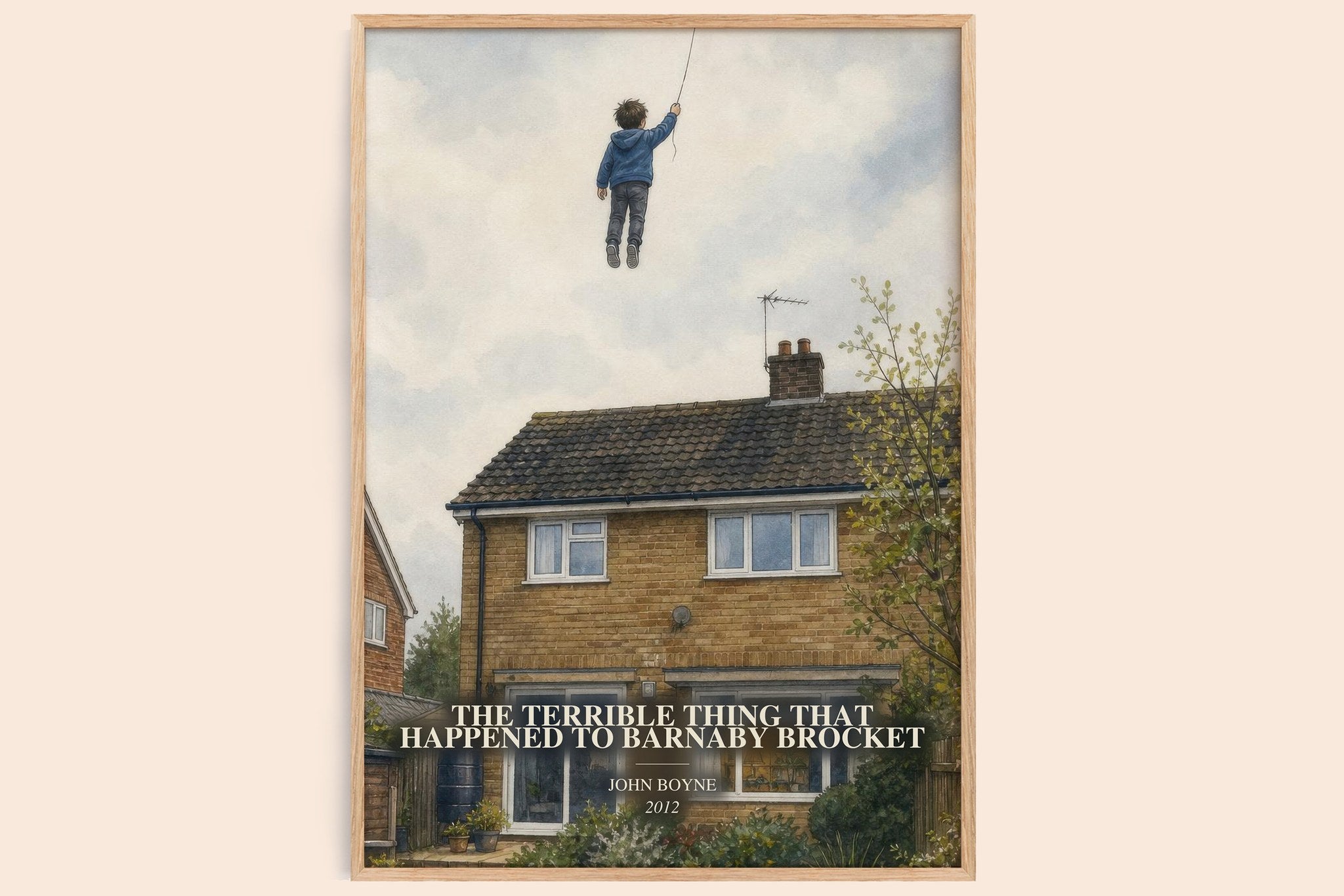 The Terrible Thing That Happened to Barnaby Brocket Book Watercolour Illustration by John Boyne