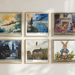 The Terrible Thing That Happened to Barnaby Brocket literary art print colour and style options – John Boyne book art