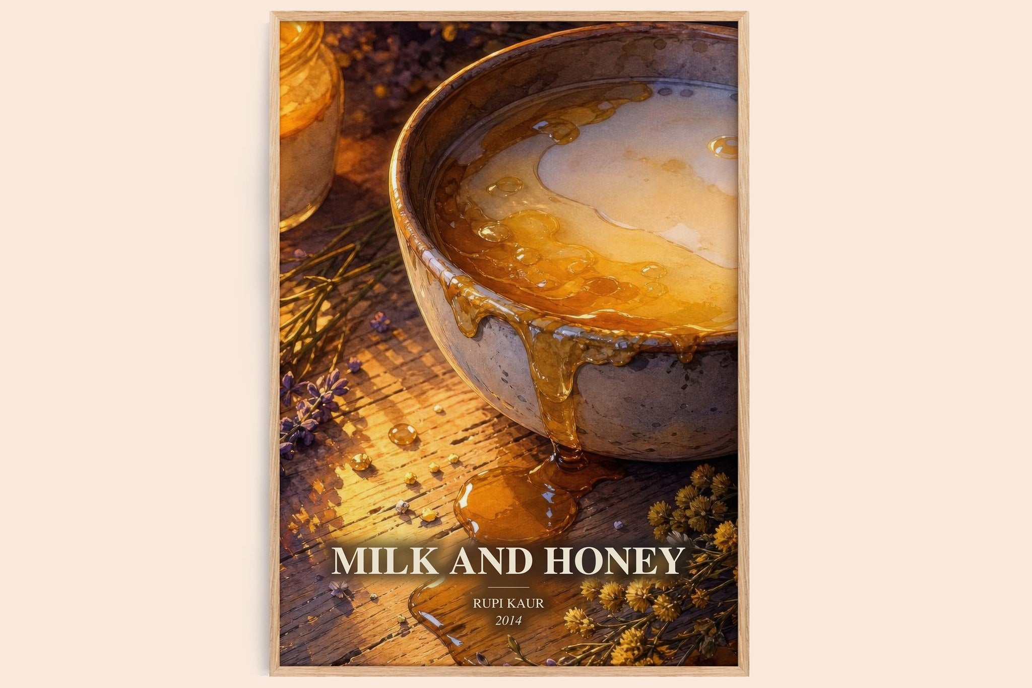 Milk and Honey Book Watercolour Illustration by Rupi Kaur