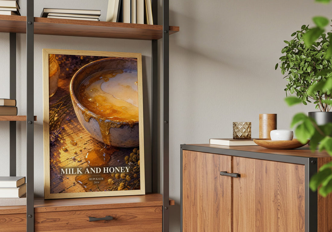 Milk and Honey book watercolour illustration paper finish options – matte satin gloss