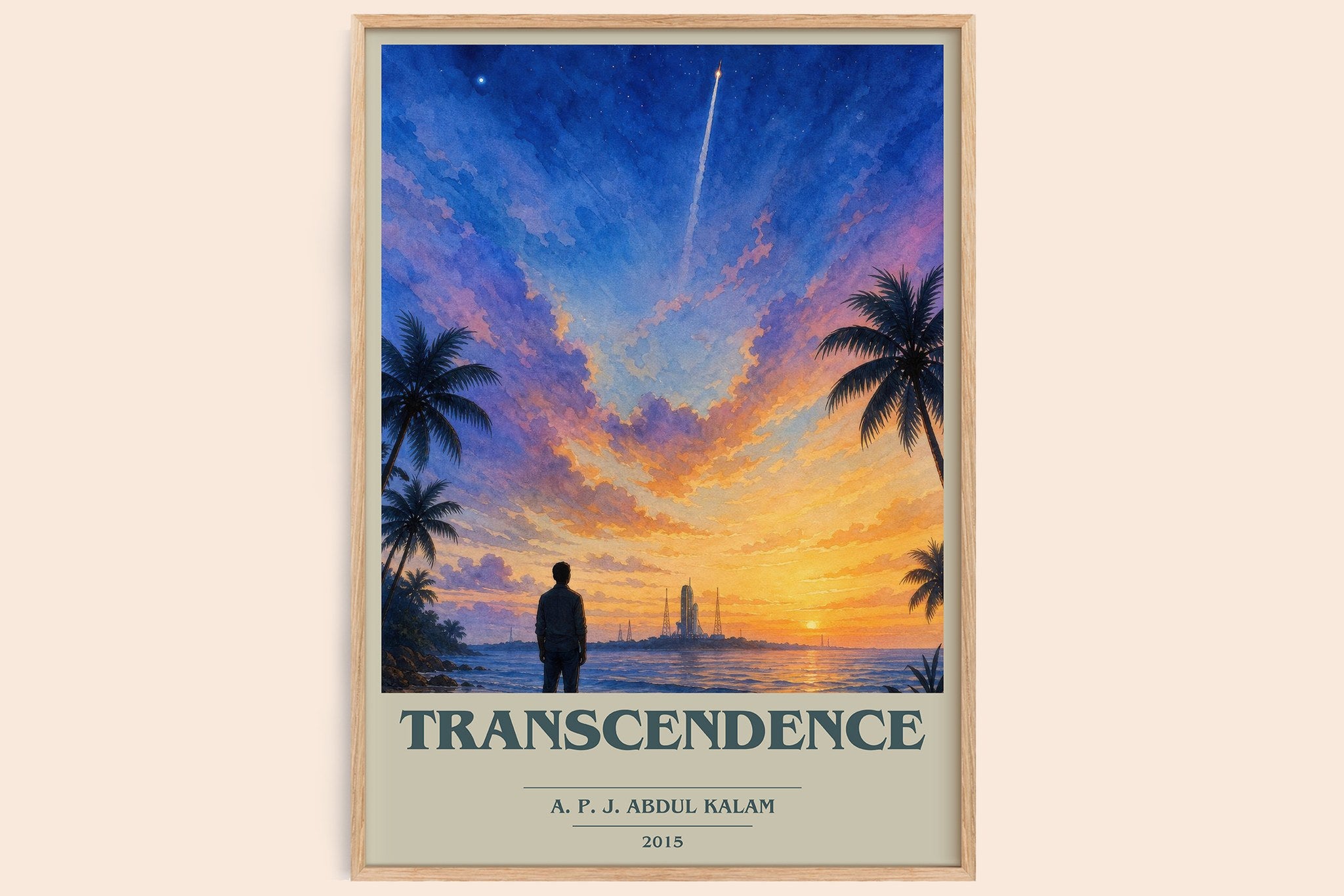 Transcendence Book Cover Poster by A. P. J. Abdul Kalam