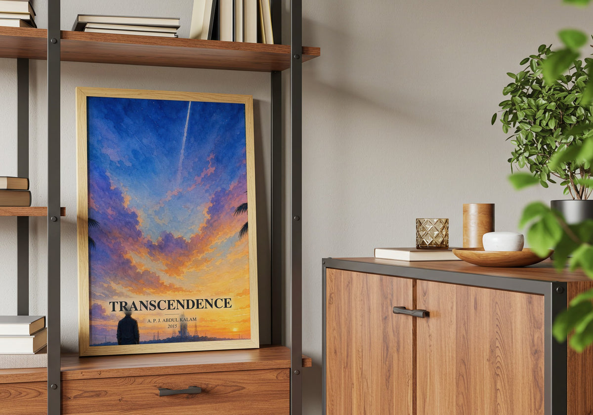 Transcendence book watercolour illustration paper finish options – matte satin gloss