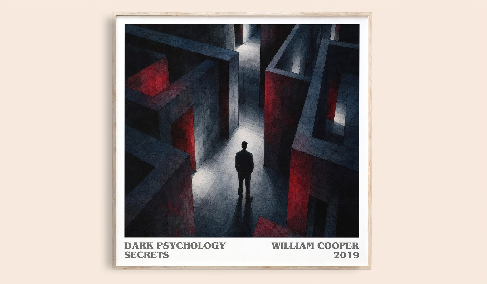 Dark Psychology Secrets Literary Art Print by William Cooper