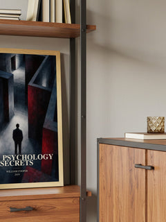 Dark Psychology Secrets book watercolour illustration paper finish options – matte satin gloss