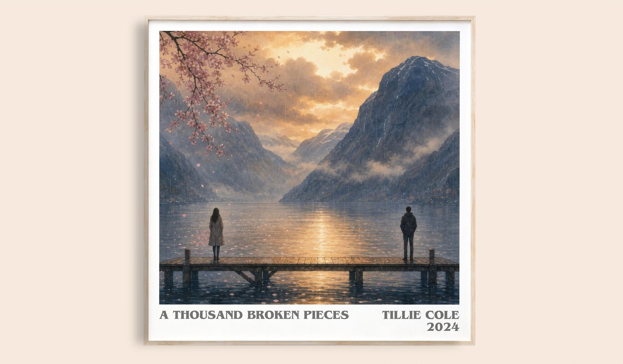A Thousand Broken Pieces Literary Art Print by Tillie Cole