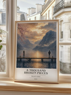 A Thousand Broken Pieces book cover poster colour and style options – Tillie Cole book art