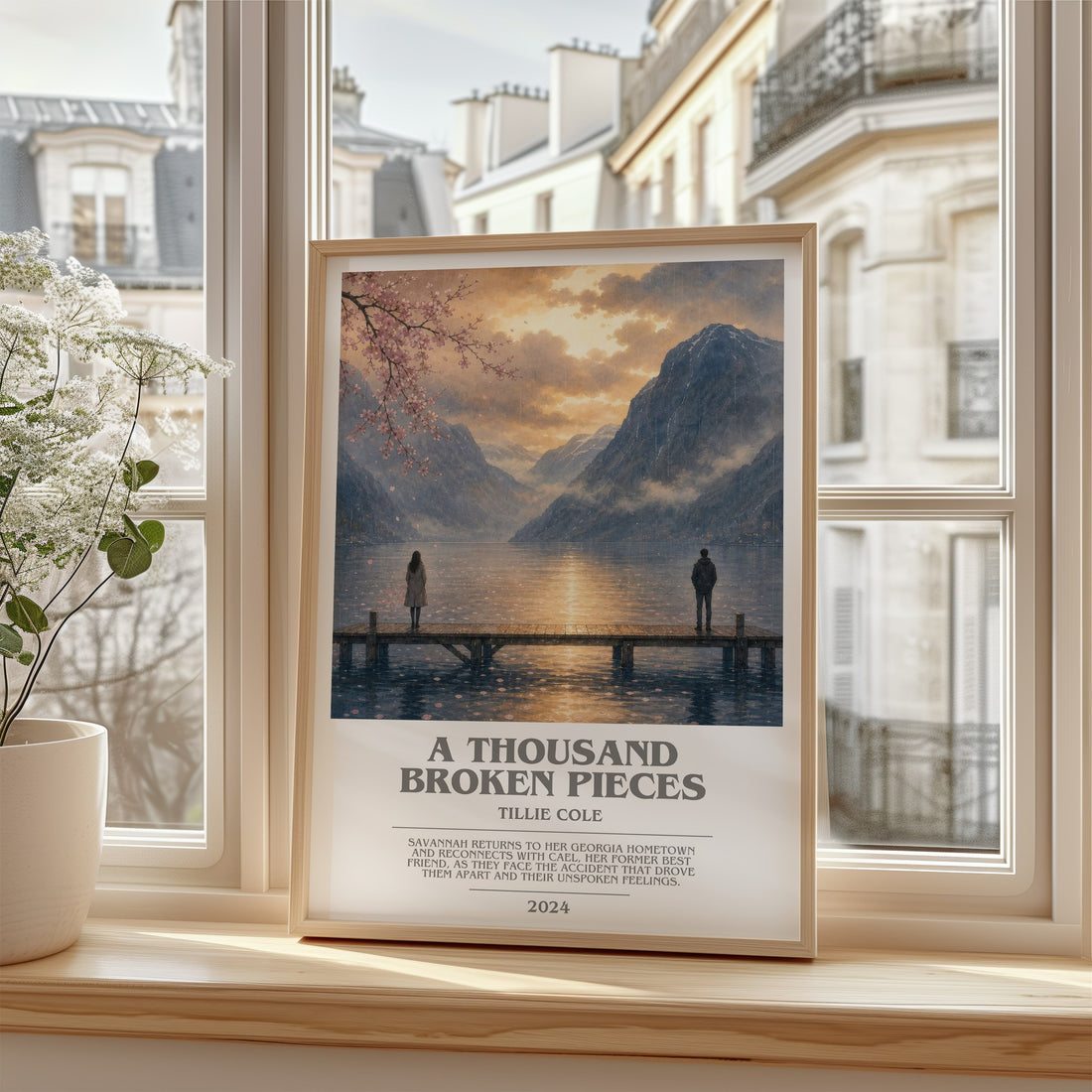 A Thousand Broken Pieces bookish poster colour and style options – Tillie Cole book art