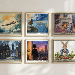 Never Thought I'd End Up Here literary art print colour and style options – Ann Liang book art