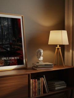 Only for Him watercolour print on bookshelf – Willow Winters fan gift