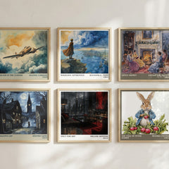 Only for Him literary art print colour and style options – Willow Winters book art