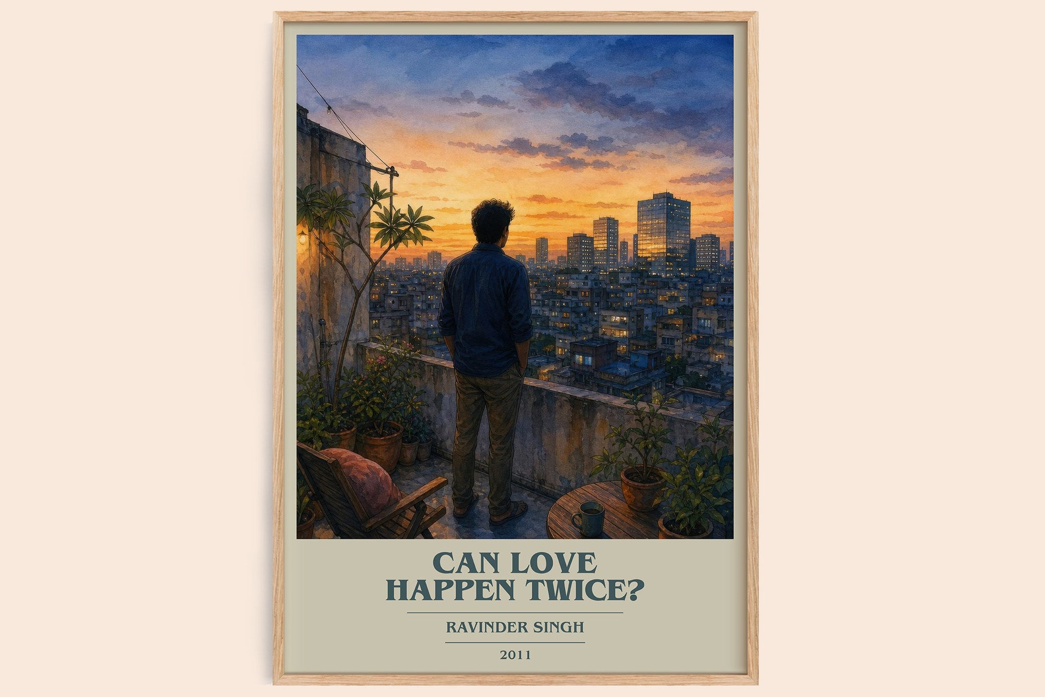 Can love happen twice? Book Cover Poster by Ravinder Singh