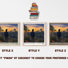 Can love happen twice? Literary Art Print by Ravinder Singh – Style X, Y and Z square prints side by side – choose your finish