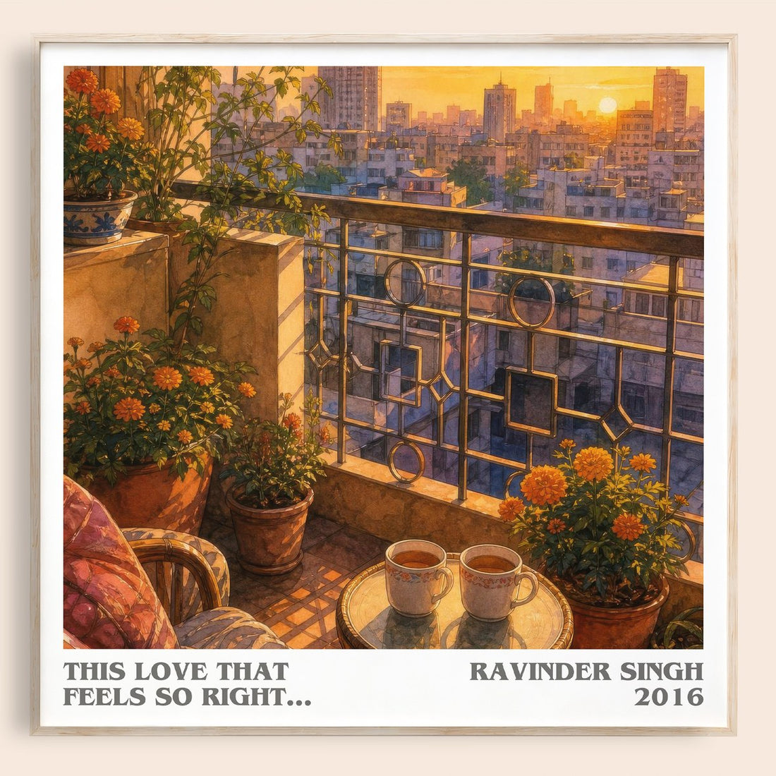 This Love that Feels So Right... literary book poster by Ravinder Singh – framed literary art print
