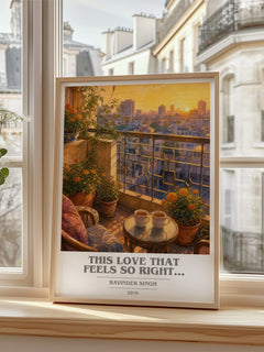 This Love that Feels So Right... book cover poster colour and style options – Ravinder Singh book art