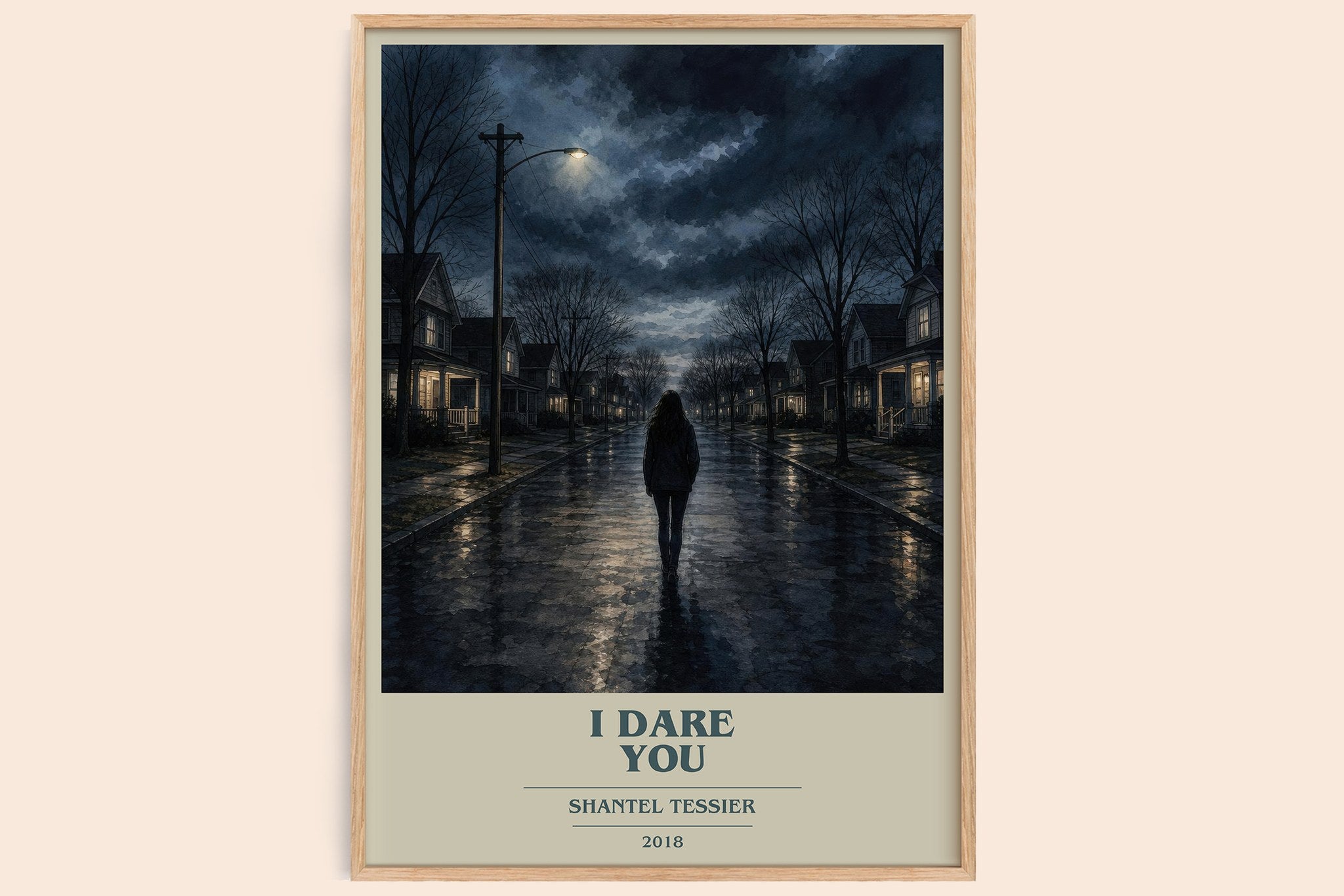 I Dare You Book Cover Poster by Shantel Tessier
