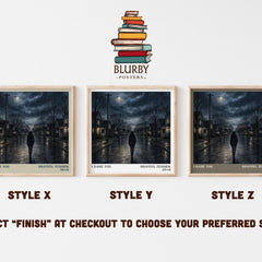 I Dare You literary print in frame leaning in hallway – romance wall art