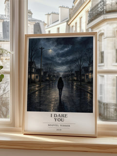 I Dare You book cover poster colour and style options – Shantel Tessier book art
